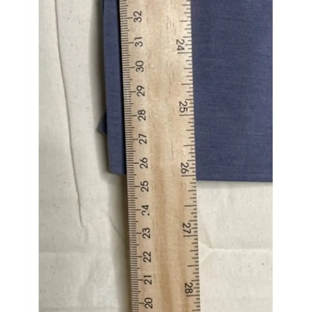 Banana Republic Women's Long‎ Sleeve Front Tie Blue Sand Wash Top Size Small